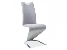 Крісло SIGNAL H-090 сірий хром тканина, фото