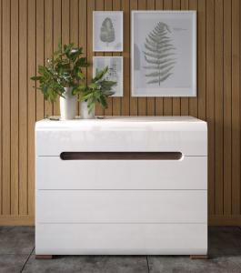 Комод BRW AZTECA KOM4S/8/11 білий, фото