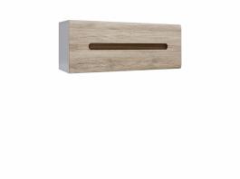 Полка BRW AZTECA SFW1K/4/11 Белый, Дуб сан Ремо, фото