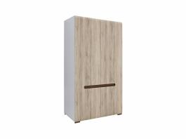 Шкаф BRW AZTECA SZF2D/19/11 Белый, Дуб сан Ремо, фото