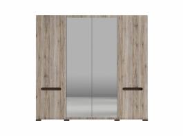 Шкаф BRW AZTECA SZF2D2L/21/22 Дуб сан Ремо, фото