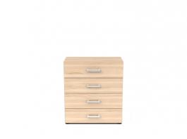 Комод BRW Libera KOM 4S Бук татра, фото