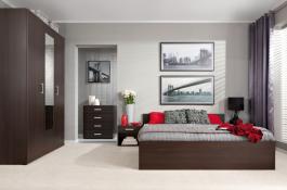Спальня BRW Libera SYPIALNIA LIBERA KOMPLET Венге, фото