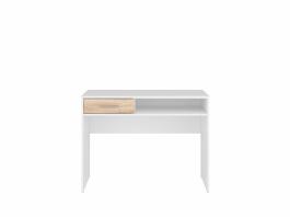 Письмовий стіл BRW NEPO BIU1S білий/дуб сонома, фото