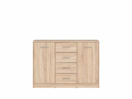 Комод BRW NEPO KOM2D4S дуб сонома, фото