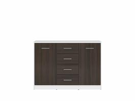 Комод BRW NEPO KOM2D4S Белый/Венге, фото