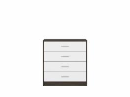 Комод BRW NEPO KOM4S Венге/Белый мат, фото