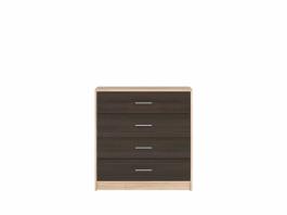 Комод BRW NEPO KOM4S дуб сонома/Венге, фото