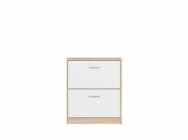 Шкафчик для обуви BRW NEPO SFB2K Дуб сонома/Белый, фото