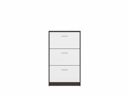 Шкафчик для обуви BRW NEPO SFB3K Венге/Белый мат, фото