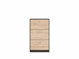 Шкафчик для обуви BRW NEPO SFB3K Венге/Дуб сонома, фото