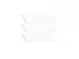 Полиці для шафи BRW NEPO SZF3D2S OPCJA 1 ( 3 SZTUKI PÓŁKA 759 MM) білий, фото