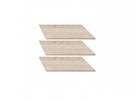 Полиці для шафи BRW NEPO SZF3D2S OPCJA 1 ( 3 SZTUKI PÓŁKA 759 MM) дуб сонома, фото