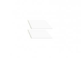 Полиці для шафи BRW NEPO SZF3D2S OPCJA 2 ( 2 SZTUKI PÓŁKA 375 MM) білий, фото