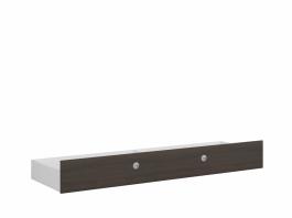 Висувний ящик для ліжка BRW NEPO SZU (OPCJA DO ŁÓŻKA LOZ/90A) білий/Венге, фото