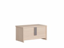 Сундук BRW CAPS KUF Світлий дуб belluno / Сірий, фото