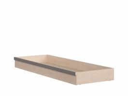 Висувний ящик для ліжка BRW CAPS SZUFLADA Світлий дуб belluno / Сірий, фото