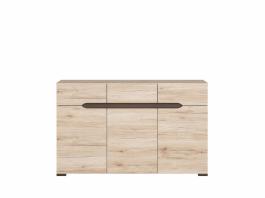 Комод BRW ELPASSO KOM3D3S дуб сан ремо, фото