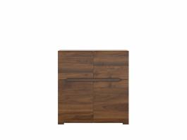 Комод BRW ELPASSO KOM4D дуб сан ремо/Горіх, фото