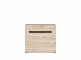 Комод BRW ELPASSO KOM4S/90 дуб сан ремо, фото