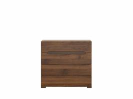 Комод BRW ELPASSO KOM4S/90 Дуб сан ремо/Орех, фото