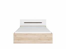 Кровать BRW ELPASSO LOZ/160 Дуб сан ремо / Белый, фото