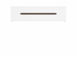 Шафка BRW ELPASSO SFW1K дуб сан ремо/білий, фото