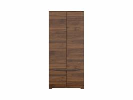 Шкаф BRW ELPASSO SZF4D Дуб сан ремо/Орех, фото