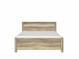 Ліжко BRW KASPIAN LOZ/160_B (ŁÓŻKO PODWYŻSZANE) дуб монумент, фото