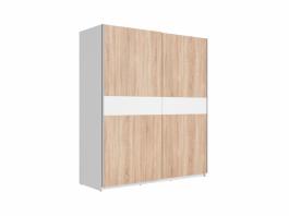Шкаф BRW F27 ( VICTORIA) SZF/170/195/3 Белый/Дуб сонома, фото
