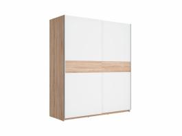 Шафа BRW F27 (VICTORIA) SZF/170/195/3 дуб сонома/білий, фото