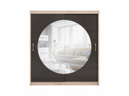 Шкаф BRW ELDA SZAFA/200/20 Дуб сонома/Венге, фото