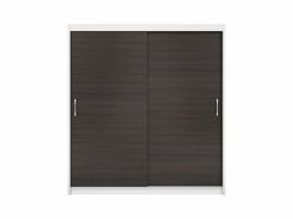 Шкаф BRW ELDA SZAFA/200/0 Белый/Венге, фото