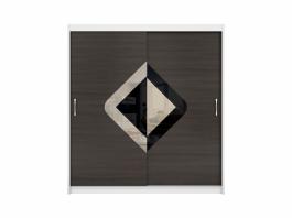 Шафа BRW ELDA SZAFA/200/8 білий/Венге, фото