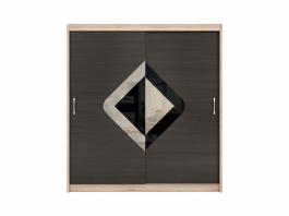 Шкаф BRW ELDA SZAFA/200/8 Дуб сонома/Венге, фото