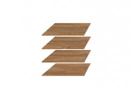 Полиця для шафи BRW GENT SZF2D2S/20/10_OPCJA (PÓŁKI 4 SZTUKI), фото