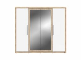 Шафа BRW BELINDA SZF4D дуб сонома/білий, фото