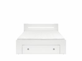 Ліжко BRW STEFAN 160 білий, фото