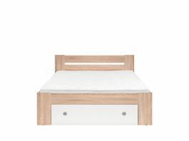 Кровать BRW STEFAN 160 Дуб санома/Белый, фото