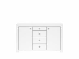 Комод BRW MEZO BIAŁY KOM2D4S/9/14 білий, фото