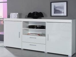 Комод CAMA SAMBA Белый матовый/Белый глянец, фото