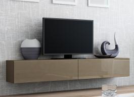 Тумба ТВ CAMA VIGO Латте матовий/Латте глянець, фото