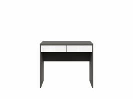 Письмовий стіл BRW GRAPHIC S343 BIU2S/A-SZW/BIP Сірий вольфрам/білий блиск, фото