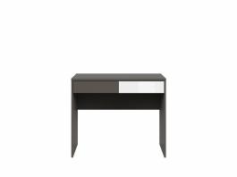 Письмовий стіл BRW GRAPHIC S343 BIU2S/C-SZW/BLP Сірий вольфрам/білий глянець, фото