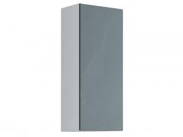 Пенал навесной малый CAMA VIGO Белый матовый / Серый глянец, фото