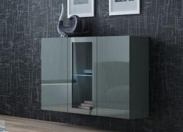 Комод CAMA VIGO Серый матовый / Серый глянец, фото