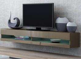 Тумба ТВ CAMA VIGO NEW Лате матовий/Лате глянець, фото