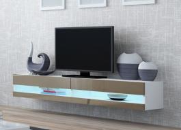 Тумба ТВ CAMA VIGO NEW білий матовий/Лате глянець, фото