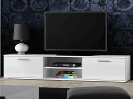 Тумба ТВ CAMA 180 SOHO білий матовий/білий глянець, фото