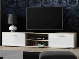 Тумба ТВ CAMA 180 SOHO дуб сонома/білий глянець, фото
